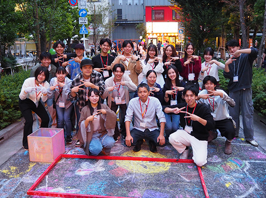 第21回「お茶の水アートピクニック」にまちづくり工学科の学生が作成したまち模型を展示